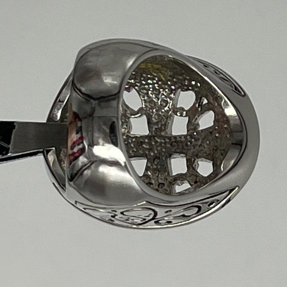 Knights Templar (Cross) Silver (RSC) Women's Ring - Size 7 - Picture 3 of 8